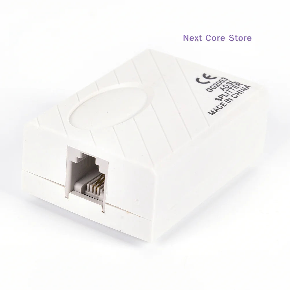 RJ11 ADSL DSL Micro Filter Splitter Adapter – Phone & Modem DSL Line Filter Splitter HIP
