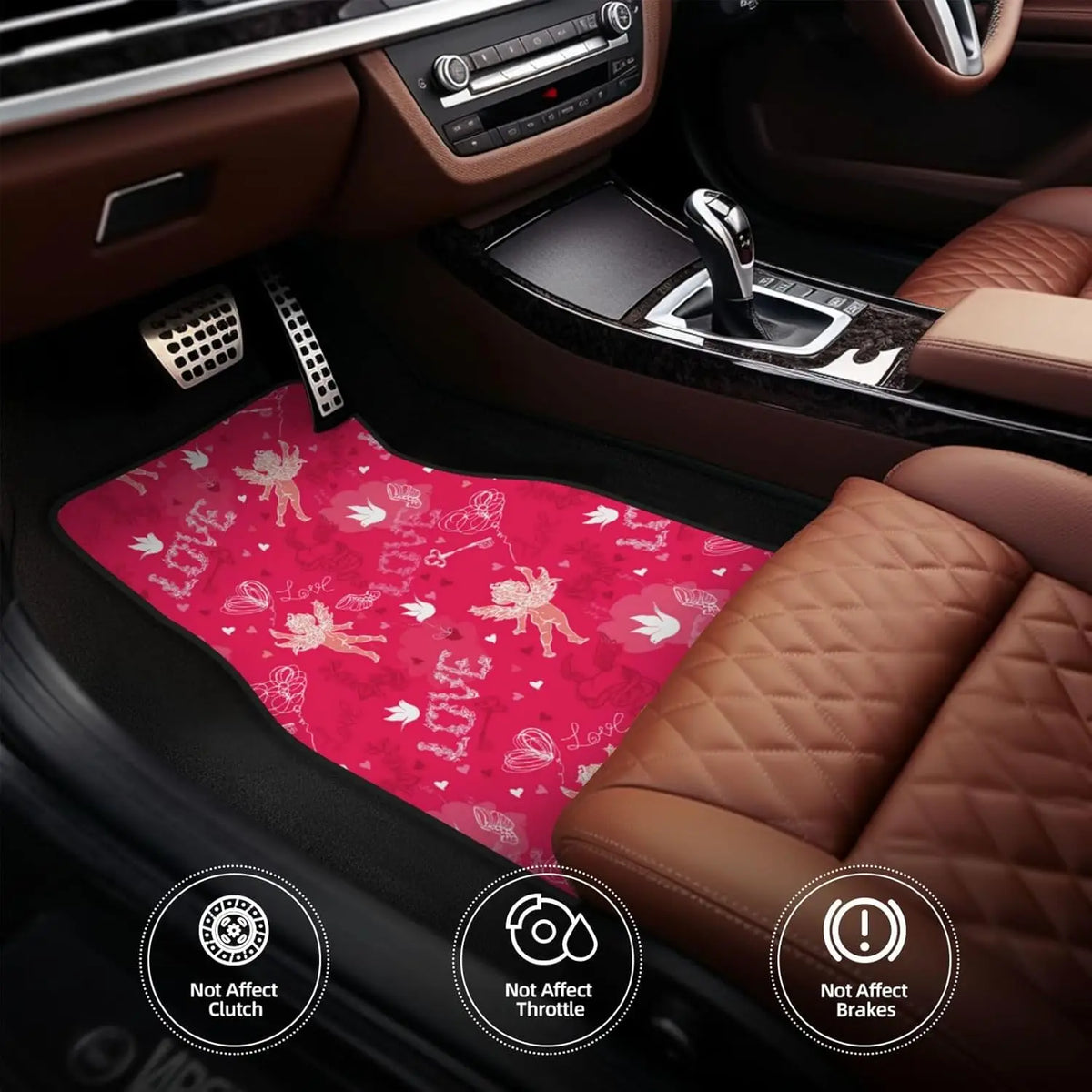 4-Piece Rubber Car Floor Mats – All Weather, Universal Fit Car Floor Mats HIP