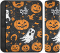 Halloween Ghost & Pumpkin Seat Belt Cover Pads – Set of 2 Seat Belt Cover HIP black