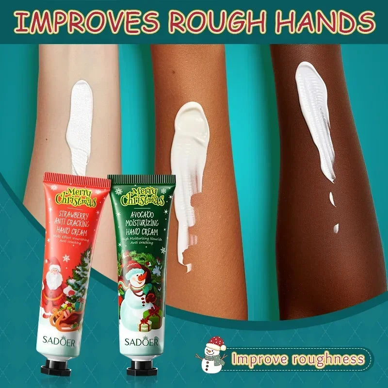 Christmas Hand Cream & Lip Balm Gift Kit – Moisturizing Set Hand & Lip Gift Kit HIP