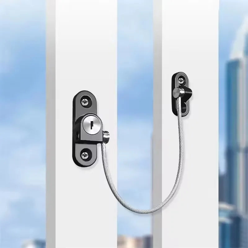 Child Safety Window & Drawer Lock – Aluminium Alloy | 2 Colors Baby Safety Lock HIP
