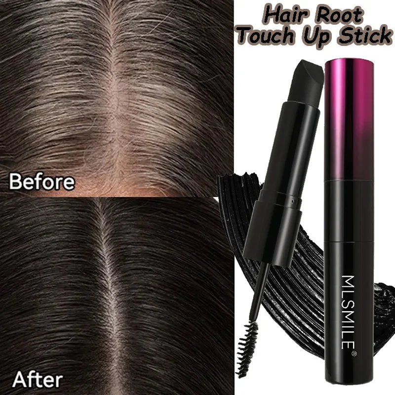 Temporary Hair Color Stick Gray Hair Cover Up Pen Waterproof Root Concealer Hairline White Strands Instant Coloring Makeup Tool HIP