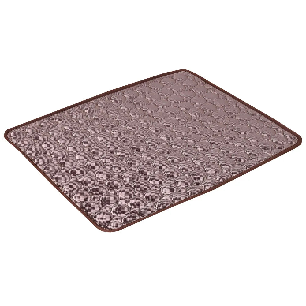 Pet Cooling Mat for Dogs & Cats – Ice Gel Pad, 5 Sizes Pet Cooling Mat HIP Coffee XS (40X30cm)