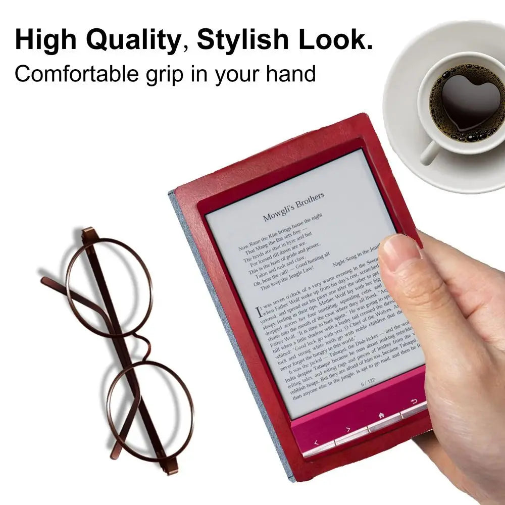 6-Inch PU Leather Folio Case for Sony PRS-T1 E-Reader E-Reader Folio Case HIP