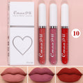 CmaaDu 3-Pc Velvet Matte Liquid Lipstick Set – Waterproof Matte Liquid Lipstick Set HIP 10