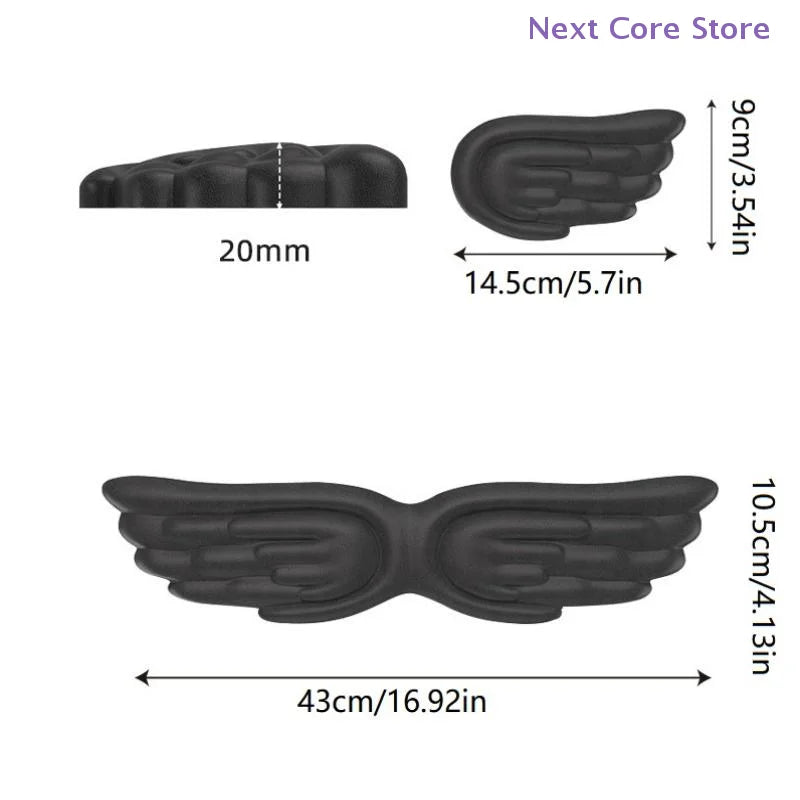 Angel Wings Memory Foam Keyboard & Mouse Wrist Rest Wrist Rest Pad HIP