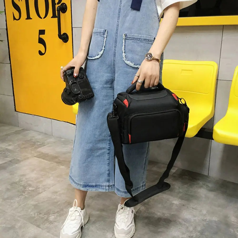 Waterproof DSLR Camera Bag – Polyester Shoulder Pouch Camera Shoulder Bag HIP