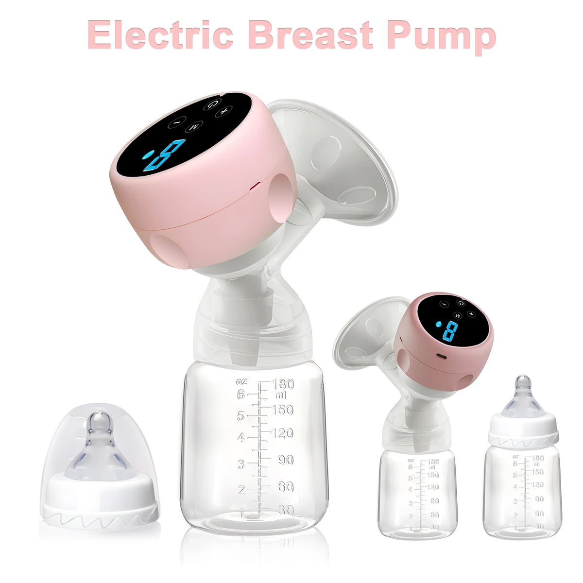 2-in-1 Portable Electric Breast Pump – USB Rechargeable Electric Breast Pump HIP