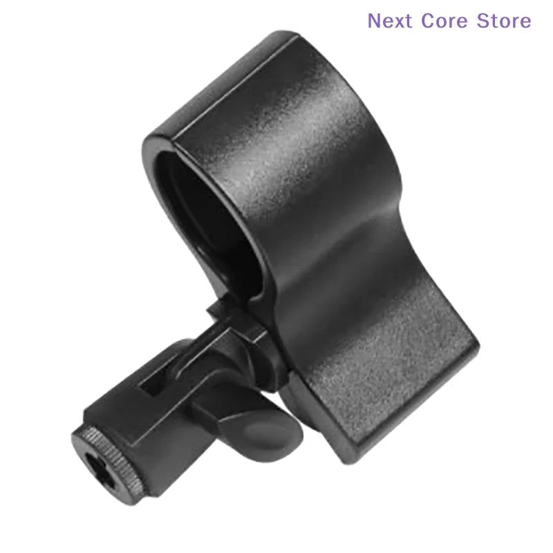 Universal Mic Clip Holder with 3/8" Adapter – Fits 3–6cm Mics Microphone Clip Holder HIP