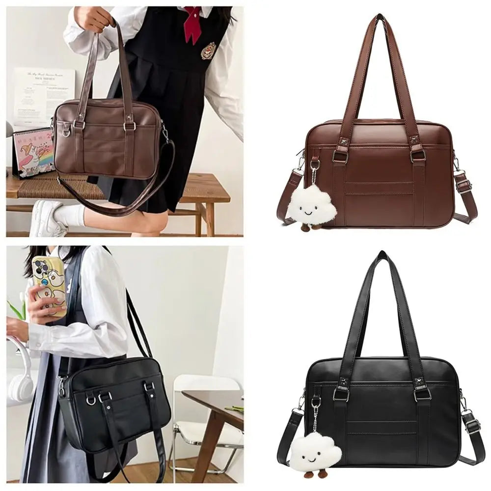 Japanese JK PU Leather Shoulder Crossbody Itabag for Women Shoulder Crossbody Bag HIP