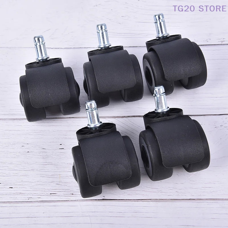 Universal Quiet Office Chair Replacement Caster Wheel – Rubber Furniture Caster Wheel HIP Default Title