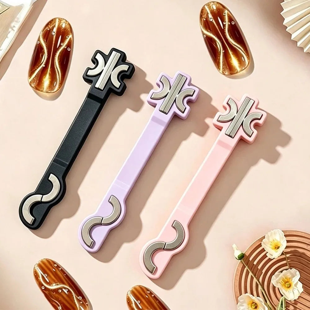 S Shape Twisted Nail Art Magnetic Wand Fancy Swirl Magnet Nail Art Various Cat Eye Pattern Effect DIY Nail Salon Accessory HIP