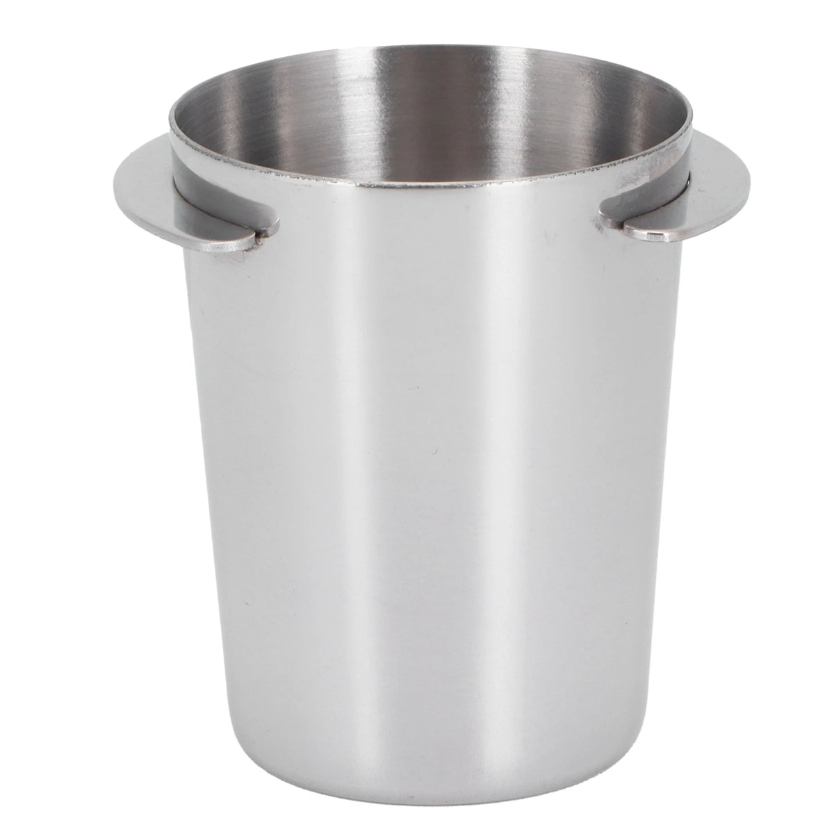 Stainless Steel Dosing Cup 51mm Stainless Steel Coffee Machine Handle Dosing Cup Mug Coffee Powder Feeder Part Coffee Dosing Cup HIP Silver