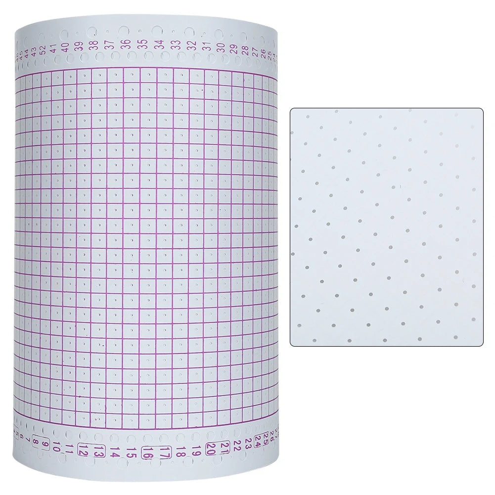 100pcs/roll Red Punch Card 24 Stitches Knitting Machine Parts Accessories Punch Card Knitting Machine Parts HIP