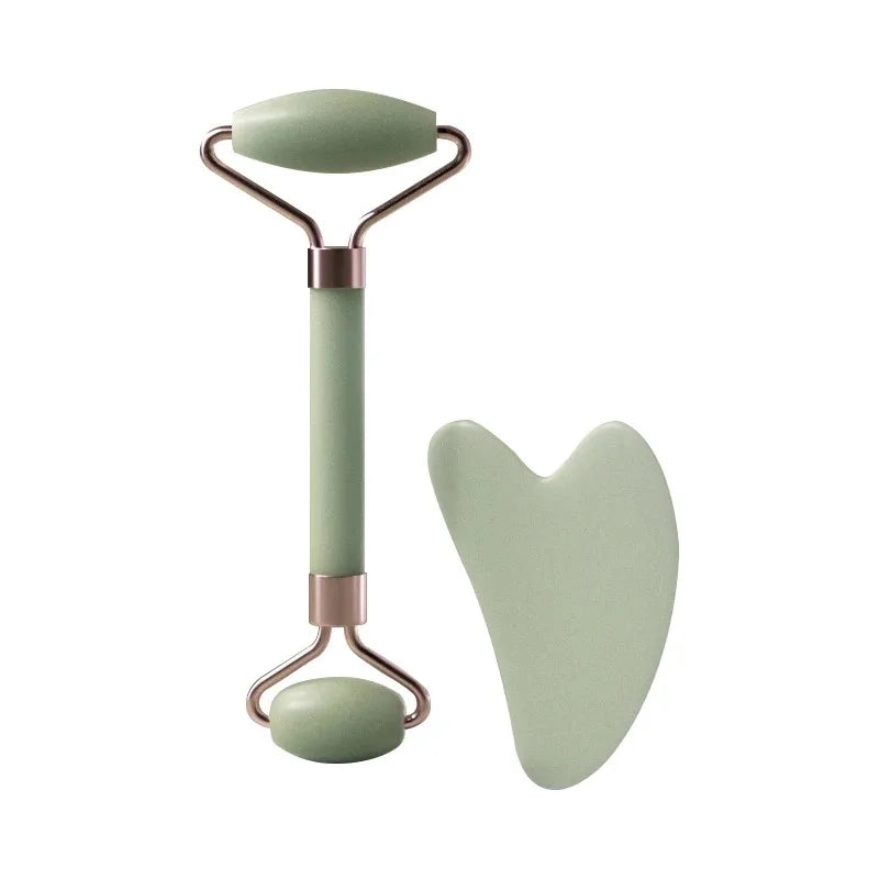 Resin Gua Sha Facial Massager & Roller Set – Skin Care Gua Sha Roller Set HIP