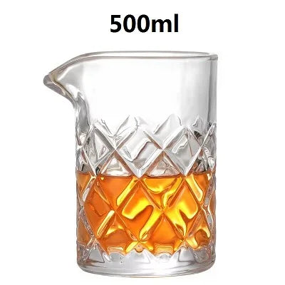 700ml Studded Cocktail Mixing Glass – BARMAID Bar Tool Cocktail Mixing Glass HIP Glass 500ml 1pcs