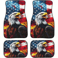 USA Flag Eagle All-Weather Car Floor Mats – SUV & Van Set Car Floor Mat Set HIP 1