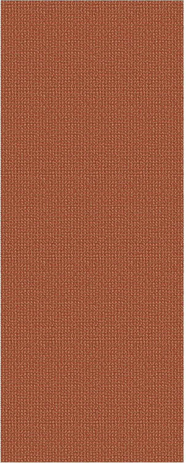 Orange Woven Runner Rug – Non-Slip & Washable | Hallway & Kitchen Woven Runner Rug HIP 1 40x120cm