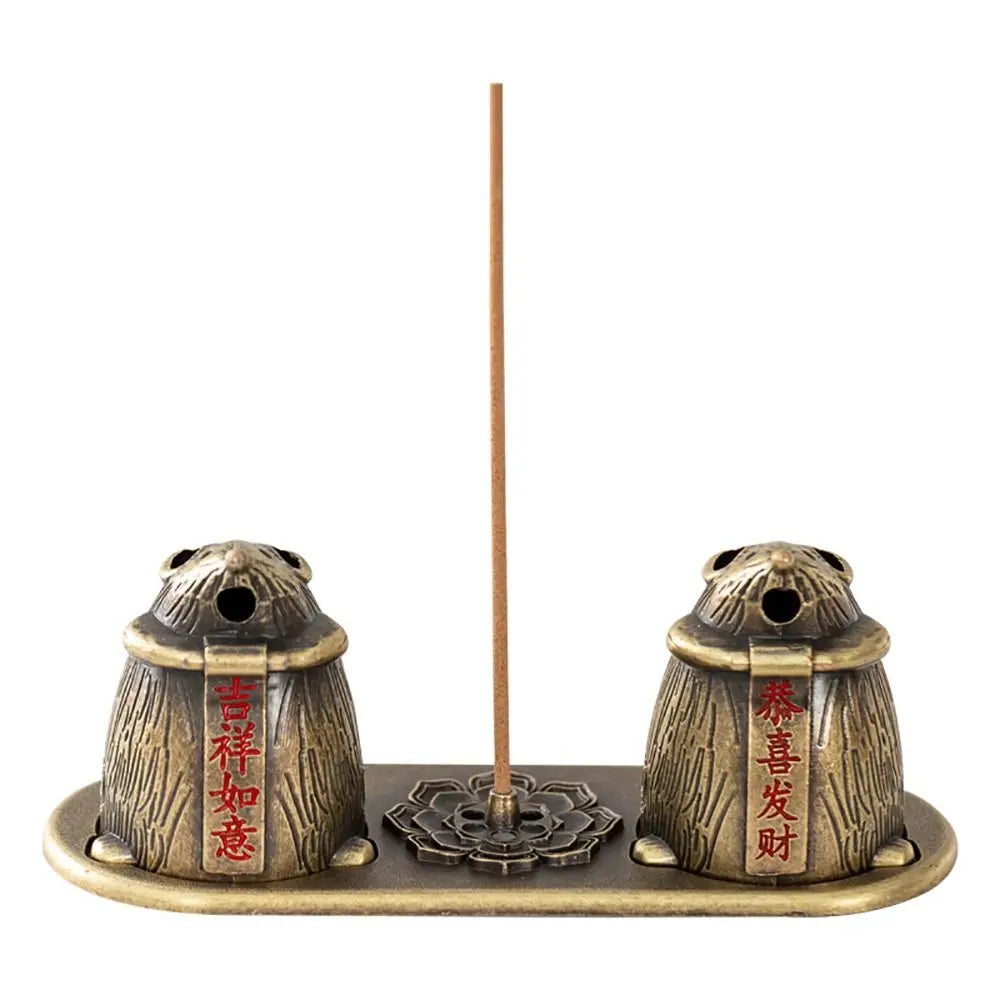 Chinese Style Zinc Alloy Incense Burner – Aromatherapy Gift Incense Burner HIP
