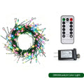 LED Copper Wire Firecracker String Lights 9M/20M/30M/50M/75M Green Wire With Remote EU/US Plug Christmas Decoration HIP US 9M 4 Color