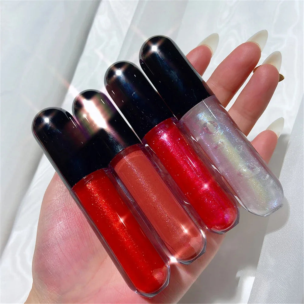 Shiny Liquid Lipstick Shimmer Moisturizer Lip Gloss Crystal Jelly Lip Gloss Lips Plumper Oil Long Lasting Makeup Lip Oil New HIP