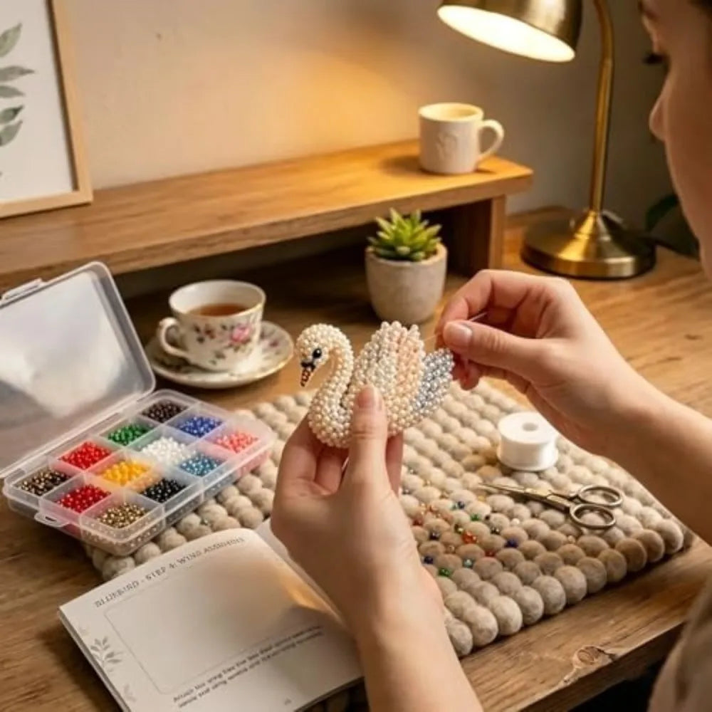 3D Bead Art DIY Kit – Character Series Handmade Beading Set DIY Bead Craft Kit HIP