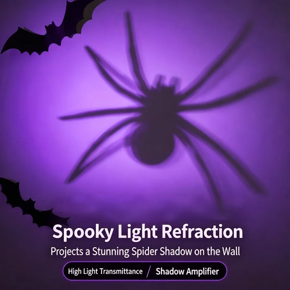 Waterproof Battery Powered Lamp With Timer 10/20 LEDS Purple Spider Halloween String Lights For Indoor Outdoor Party Decorations HIP
