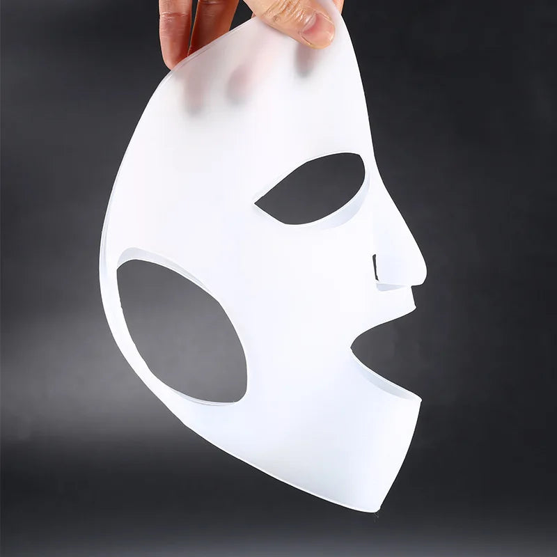 Silicone Face Mask Reusable Moisturizing Lifting Firming Anti Wrinkle V Shape Face Firming Gel Sheet Mask Ear Fixed Skin Care HIP