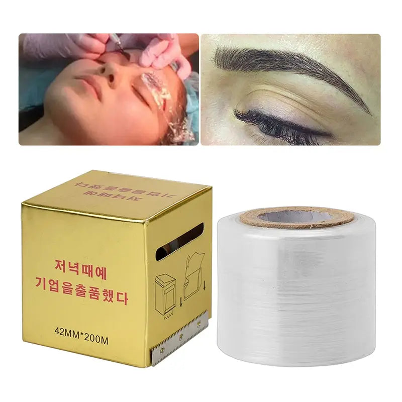 Tattoo Clear Plastic Wrap Film – Microblading & PMU Tool Tattoo Accessory Film HIP