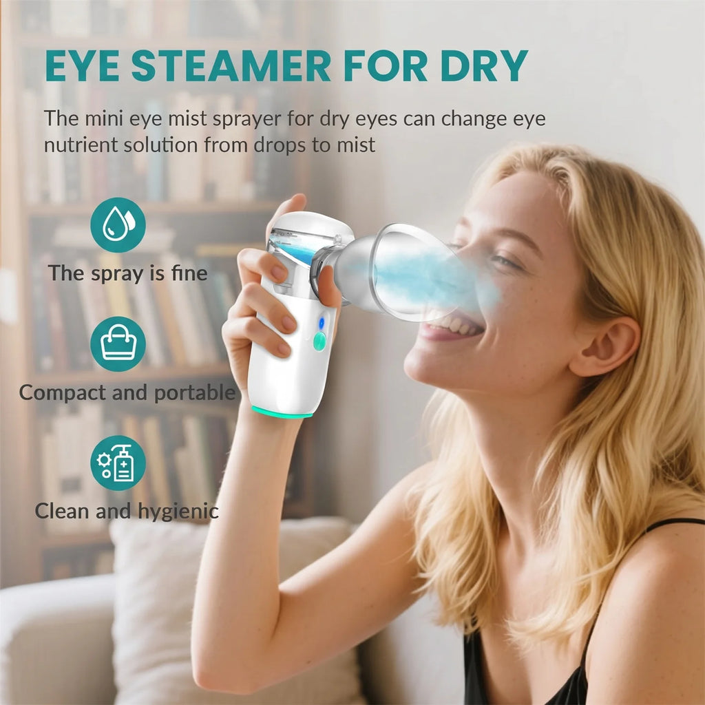 2-in-1 Eye Nebulizer & Face Mist Steamer with Eyeshade Eye Face Steamer HIP