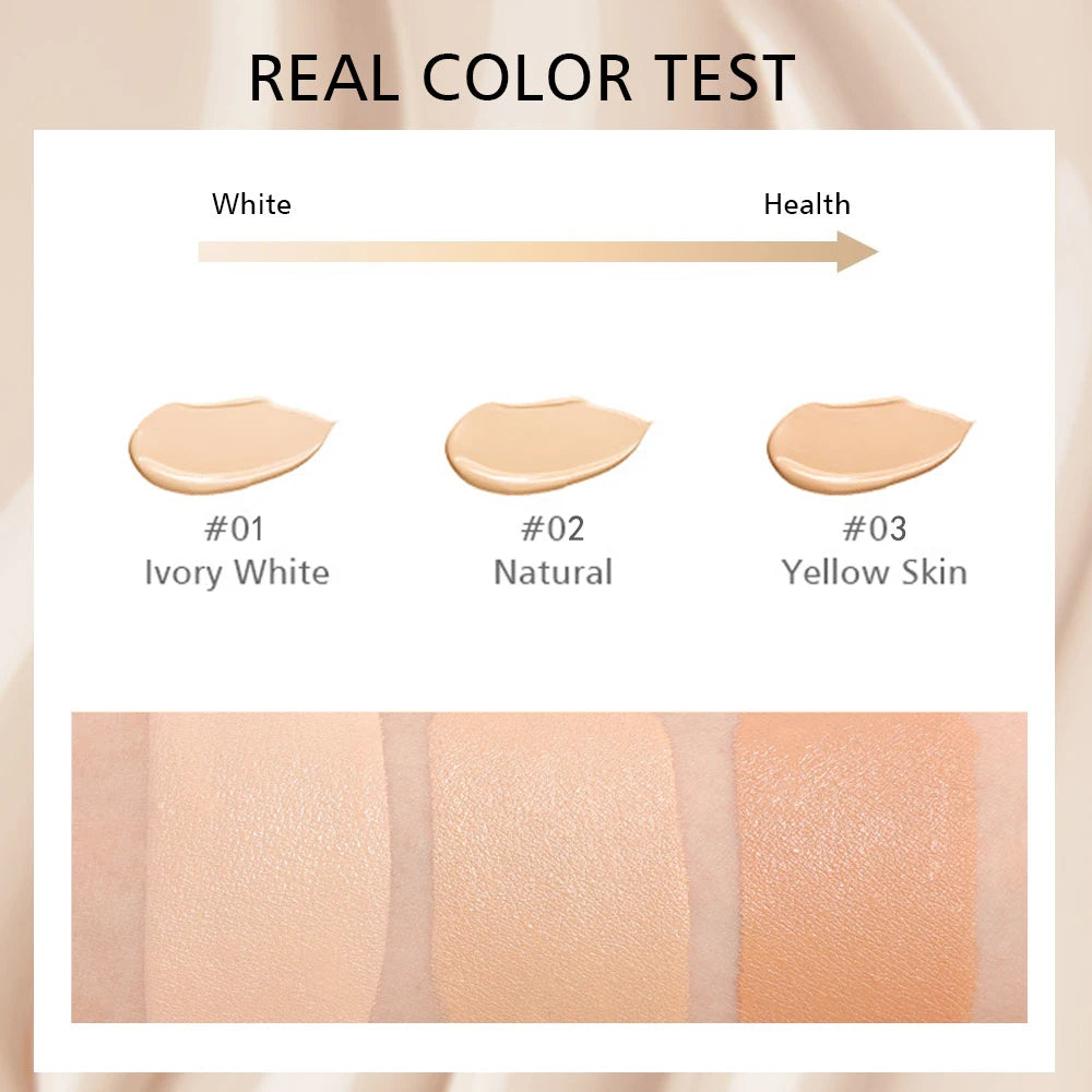 HISYI Moisturizing Liquid Foundation – Natural Blemish Coverage Liquid Foundation HIP