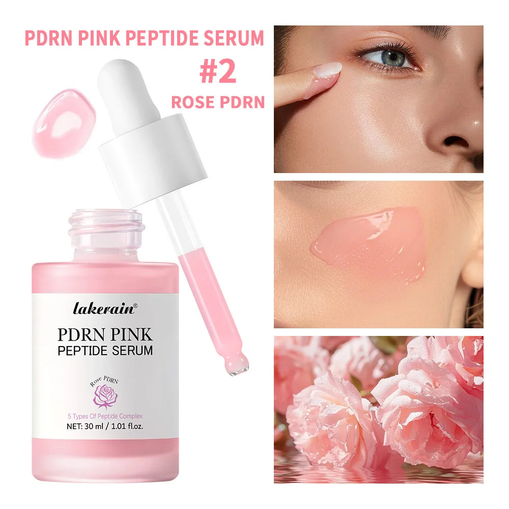 Salmon DNA PDRN Pink Peptide Serum Pink Glow Serum Remove Skin Darkness Hydrating Moisturizing Firming Korean Skincare HIP
