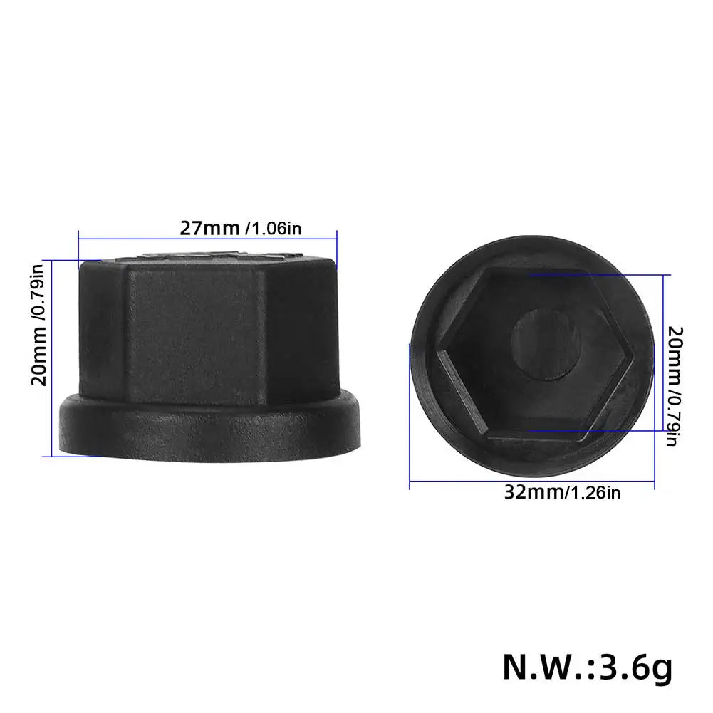 2-Pack Motor Screw Cap Dust Covers for Kukirin G2 Scooter Scooter Screw Cap Set HIP