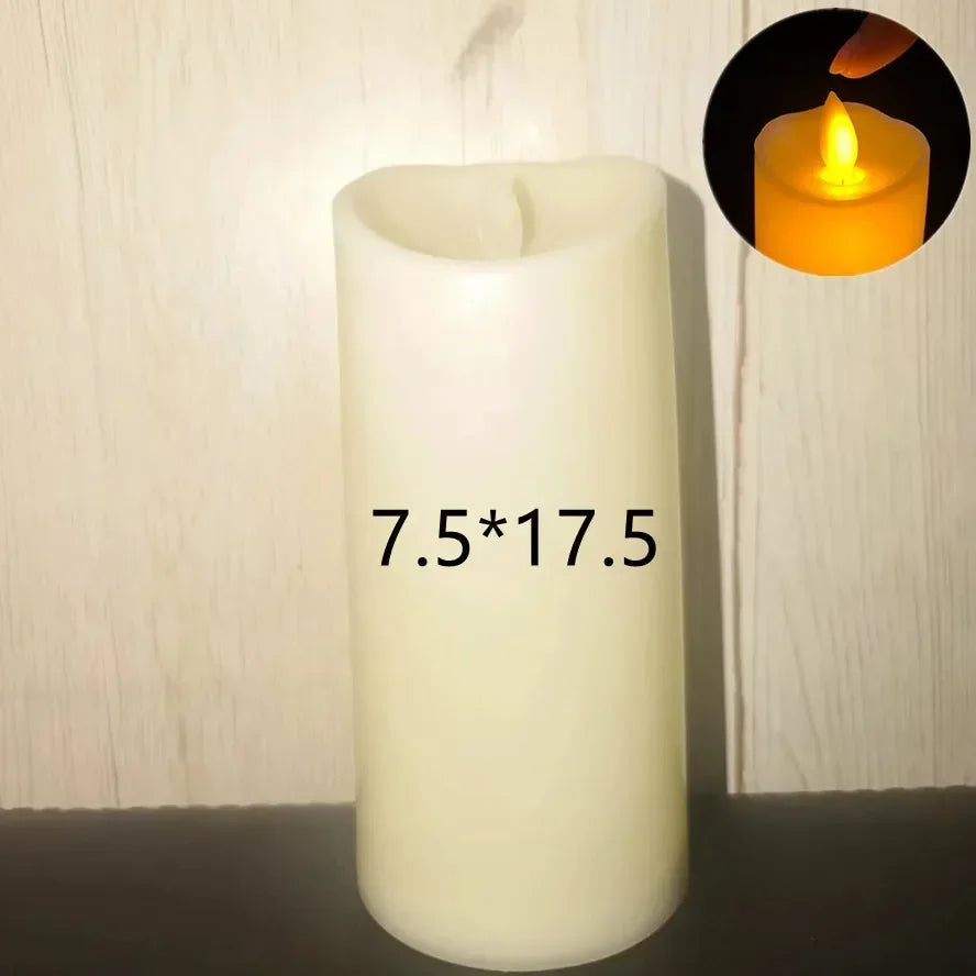 Flameless LED Candles Battery Powered – Wedding & Party Decor Flameless LED Candle HIP 7.5cm-17.5cm