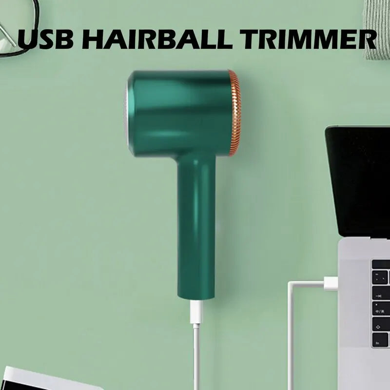 USB Rechargeable Electric Lint Remover & Fabric Shaver – Green Electric Lint Remover HIP