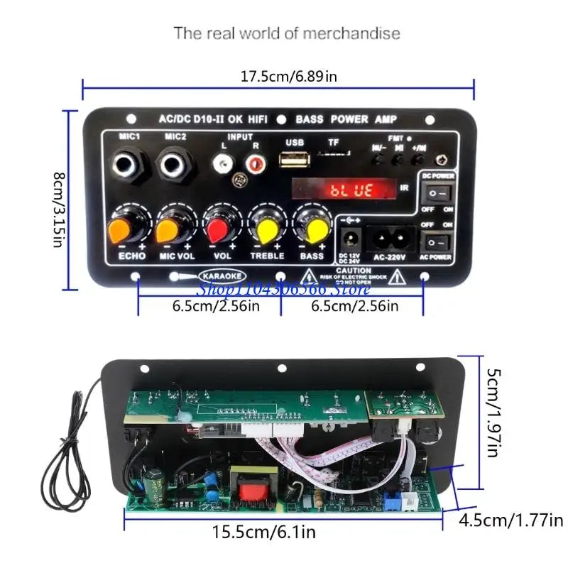 Bluetooth 5.0 Digital Amplifier Board – Car & Home Audio Audio Amplifier Board HIP