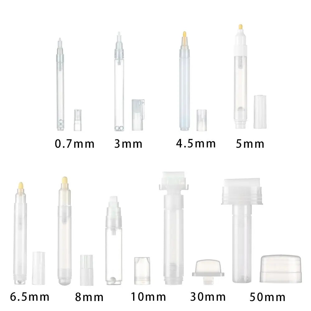 Empty Refillable Marker Pen Barrels – Chalk & Paint Tubes Refillable Marker Barrel HIP