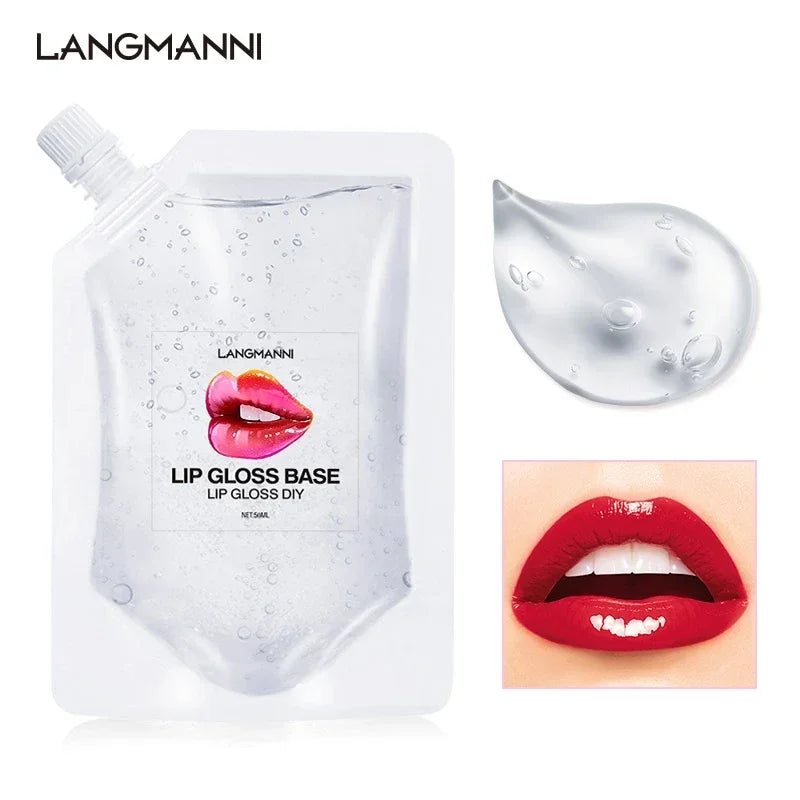 DIY Clear Lip Gloss Base Oil Non-Stick Moisturizing Lipstick Material Gel Lip Gloss Base Handmade Liquid Lipstick Makeup HIP