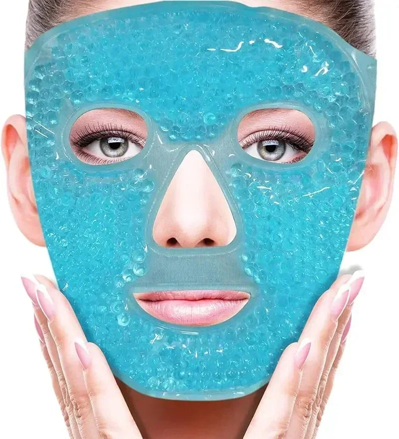 Gel Bead Full Face & Eye Mask – Hot & Cold Spa Compress Gel Face Eye Mask HIP
