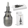 7-in-1 Mini Ratchet Screwdriver Set – Magnetic 1/4" Tips Ratchet Screwdriver Set HIP Space Gray
