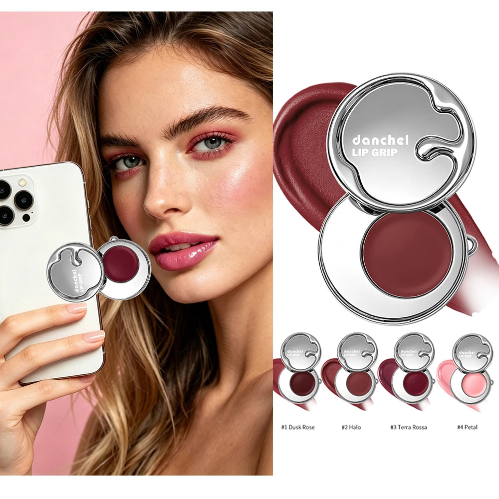 Magic Lip Grip for Suction Phone Back Cosmetics 2 In 1 Lip Gloss Blush Blurry Glow Balm Long Lasting Makeup HIP
