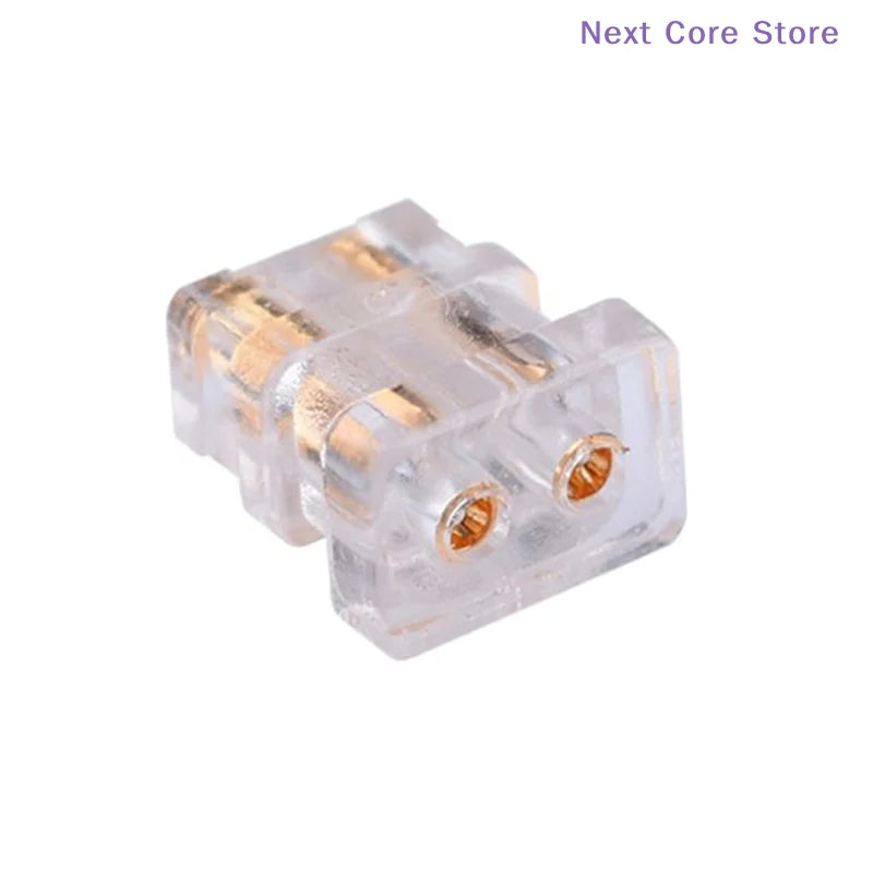 2-Pack 0.78mm Double Pin Female Socket – DIY IEM Cable Headphone Cable Connector HIP