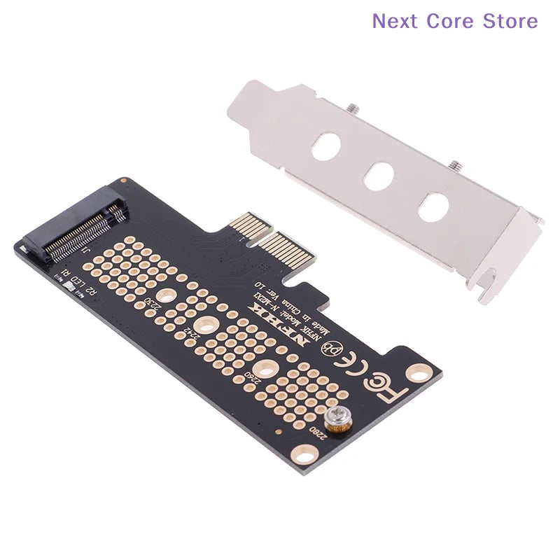 NVMe M.2 NGFF SSD to PCIe X1 Adapter Card with Bracket PCIe SSD Adapter HIP