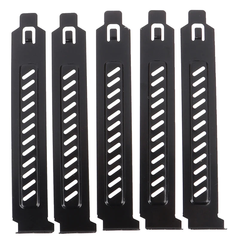 5-Pack Vented PCI Slot Covers – Stainless Steel Dust Filter PCI Slot Cover HIP one size