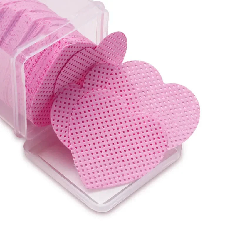 200pcs Lint-Free Eyelash Glue Cleaner Pads for Lash Extensions Lash Extension Wipes HIP