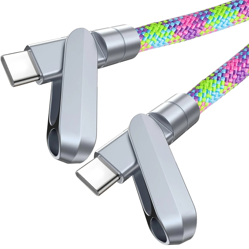 2-in-1 USB-C Fast Charge Cable & Braided Phone Lanyard USB-C Charging Cable HIP