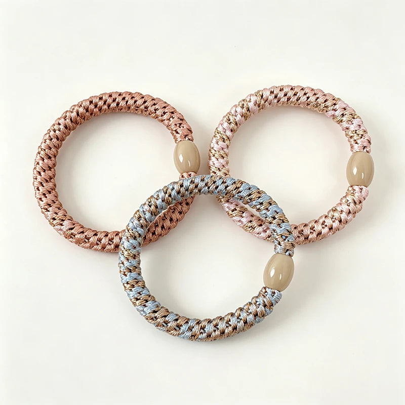 Silk Sport Hair Ties – No Crease Anti-Slip Elastic Ponytail Band