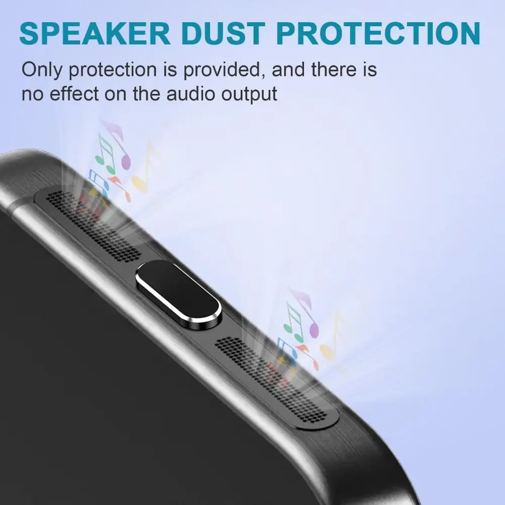 4-Pack USB-C Dust Plug & Speaker Cover for iPhone 15/16 Phone Port Protector HIP