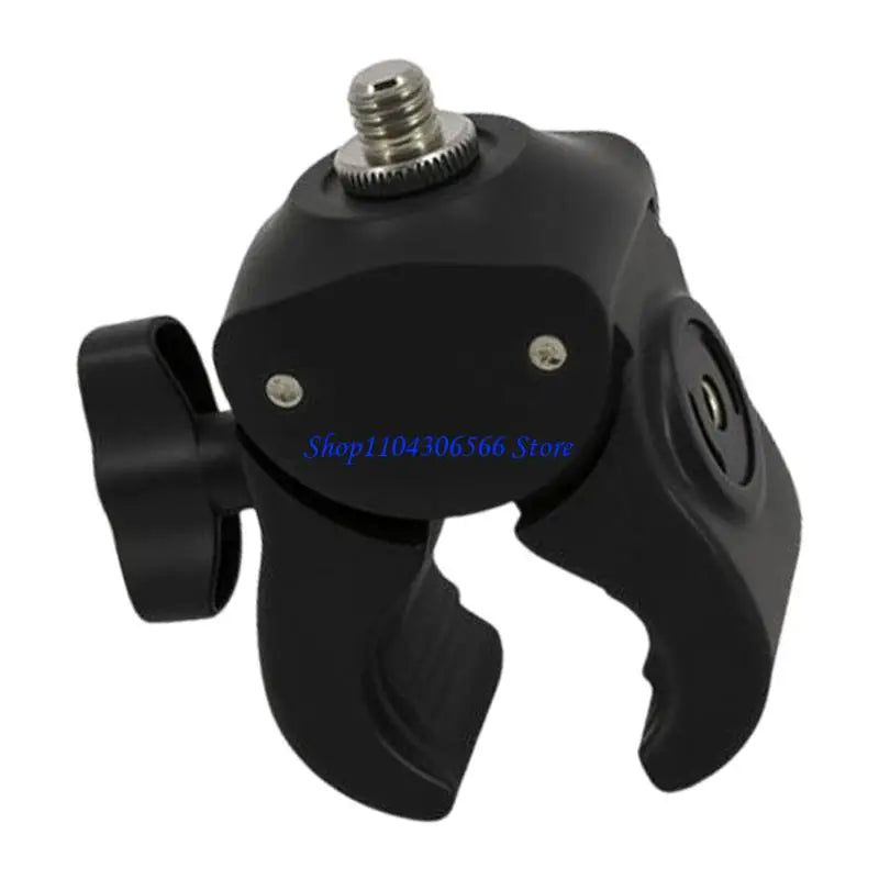Dual 1/4" & 3/8" Screw Mount Camera Clamp – Tripod Accessory Camera Mount Clamp HIP