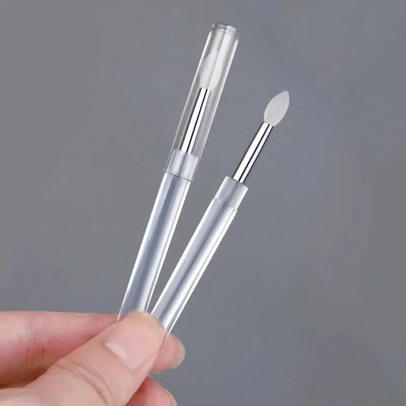 Silicone Nail Art Brush – Chrome Glitter Pigment Applicator Nail Art Applicator HIP